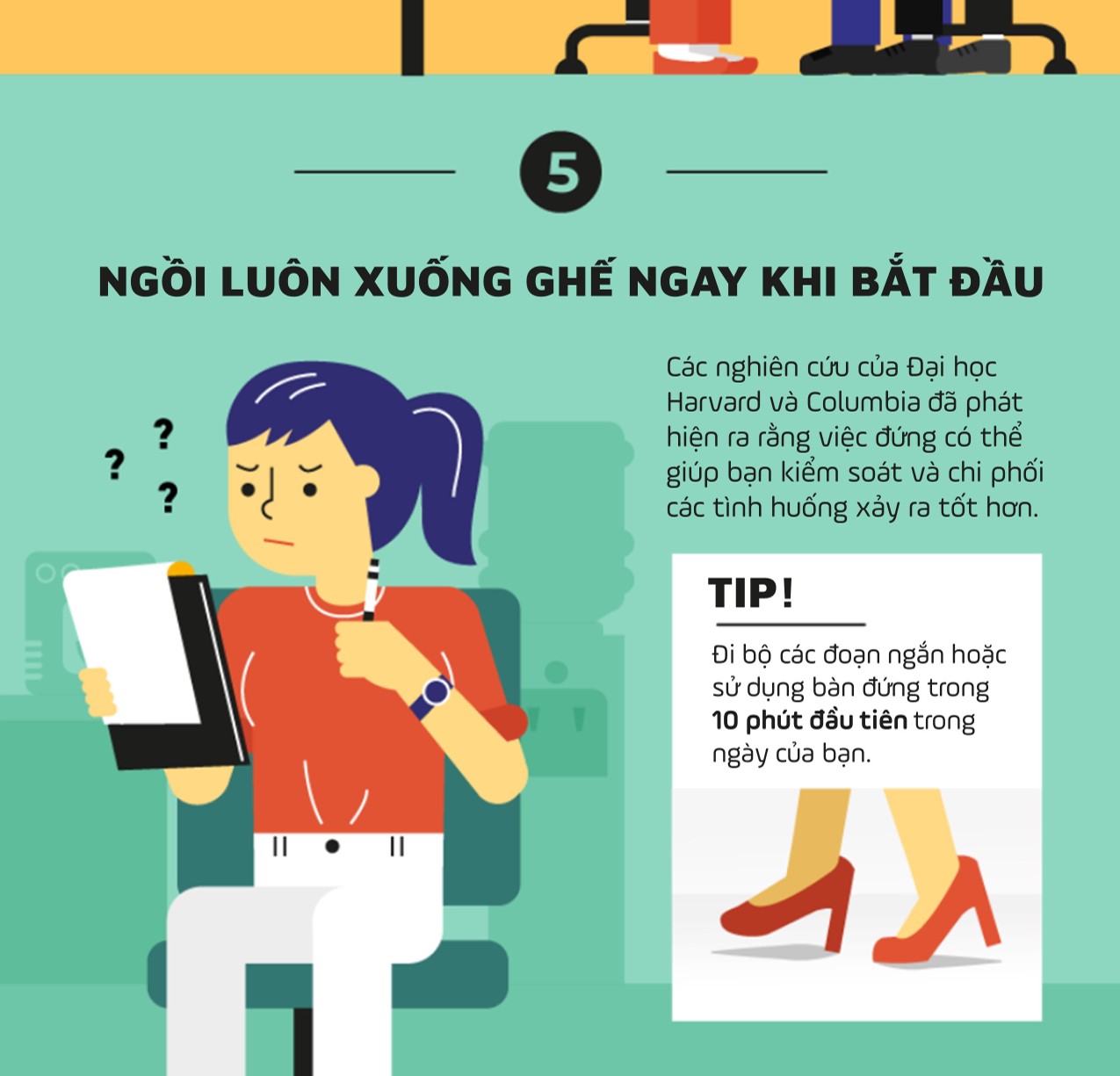[Infographic] 9 bad habits in the first 10 minutes of the working day Picture 6